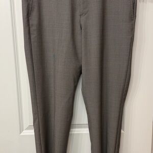 NWT Brooks Brothers Beige and Black Houndstooth Regent Pants (Unhemmed)